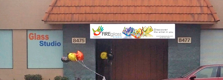 Fire Glass Studio Open House 2014 Banner