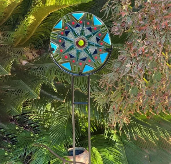 Mandala Garden Stake